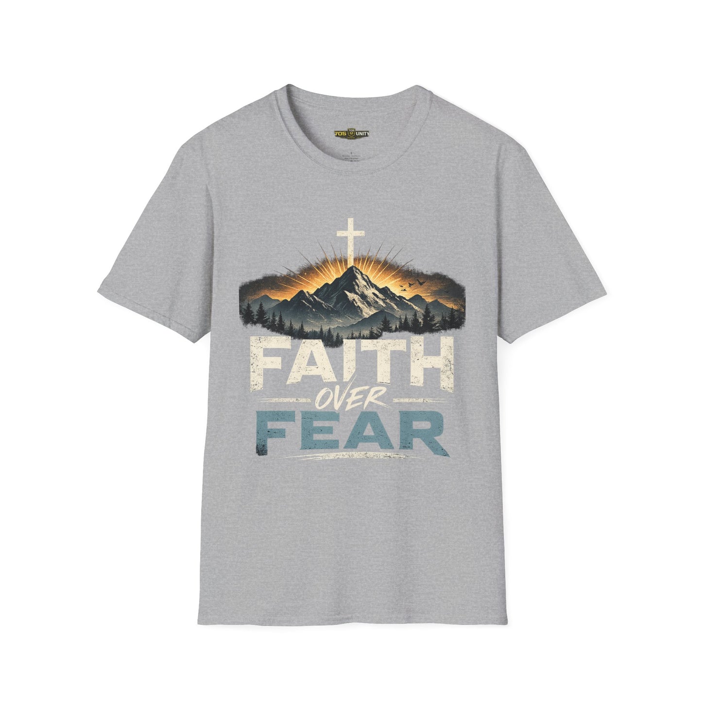 Faith Over Fear Mountain Tee