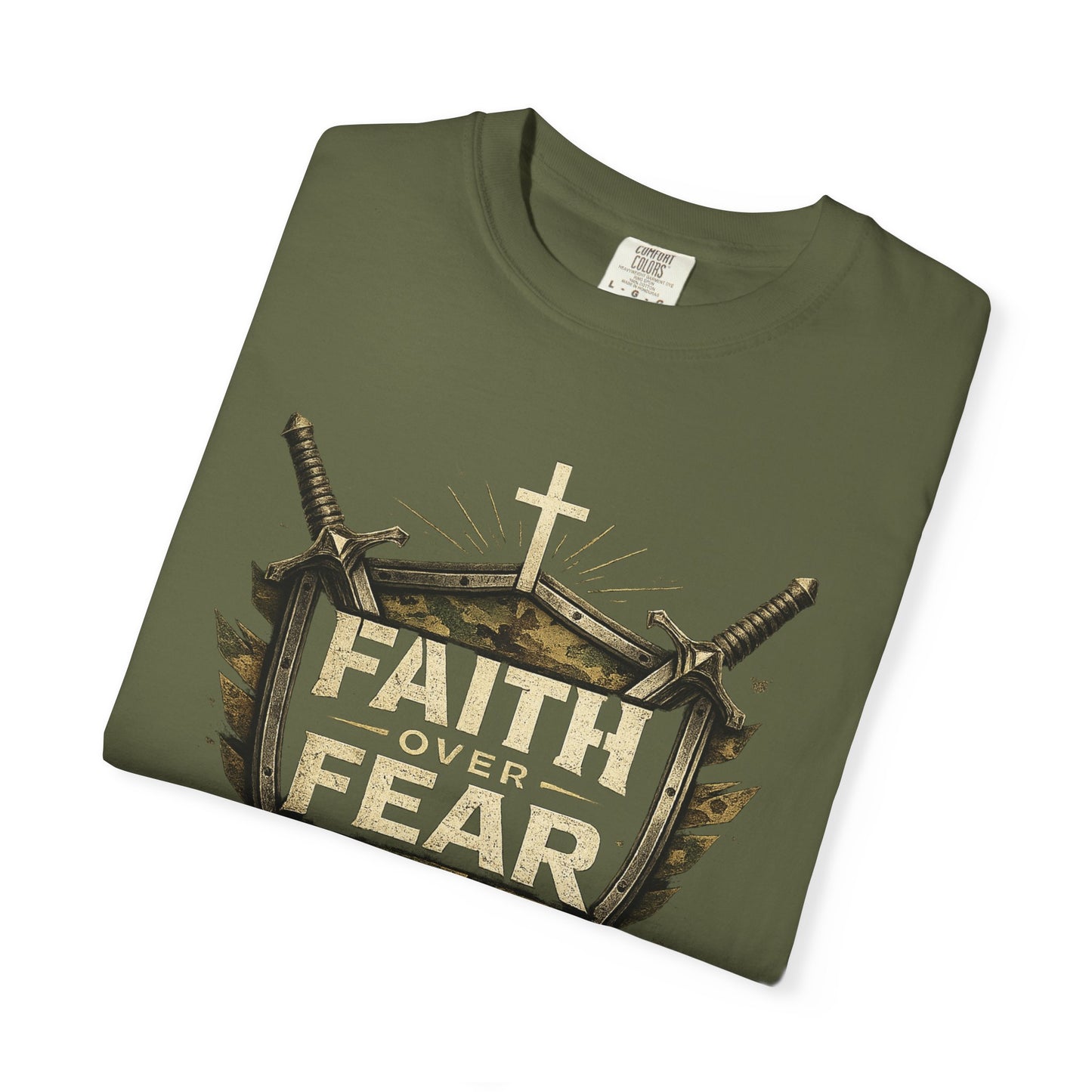 Faith Over Fear Shield Tee