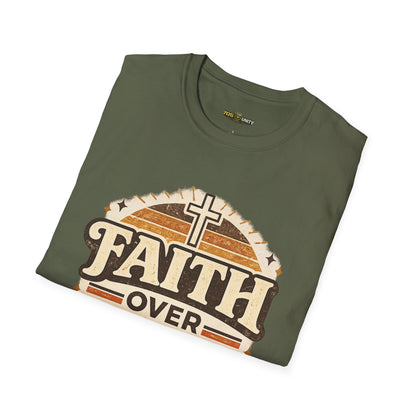 Faith Over Fear Cross Tee