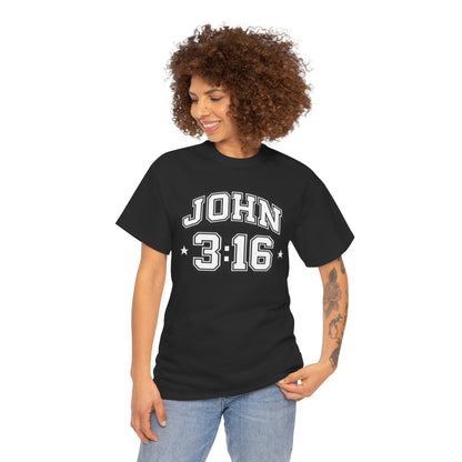 John 3:16 Collegiate Tee