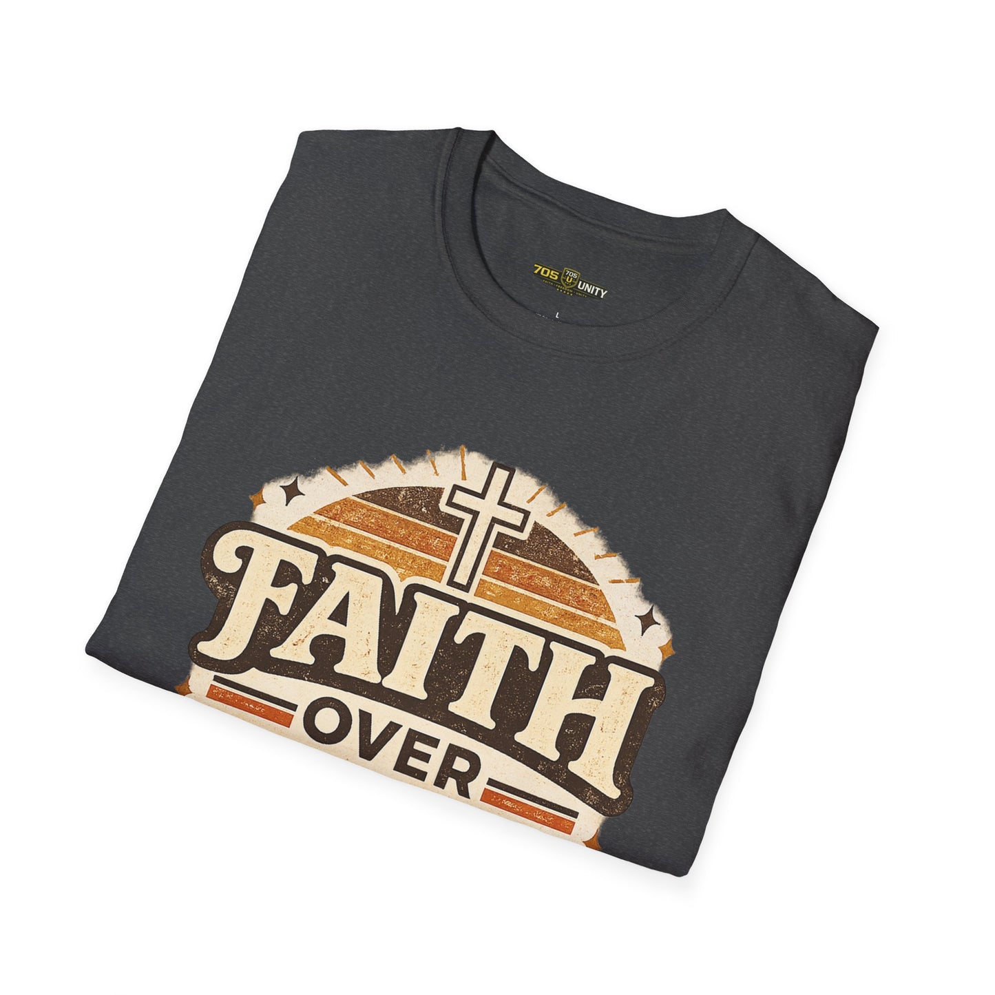 Faith Over Fear Cross Tee