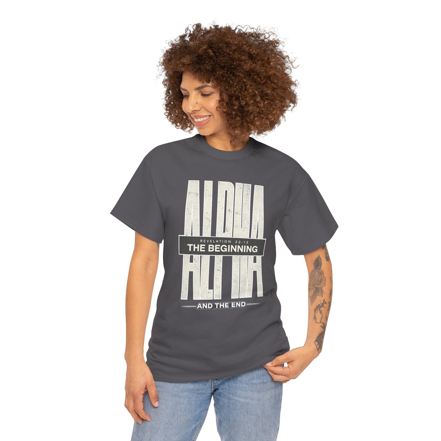 ALPHA Graphic Tee The Beginning — variant view | 705 Unity Christian apparel