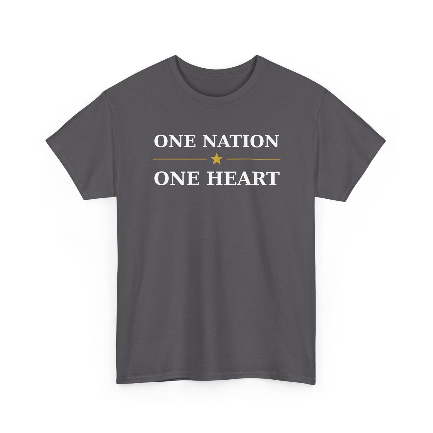 One Nation One Heart Flag Tee