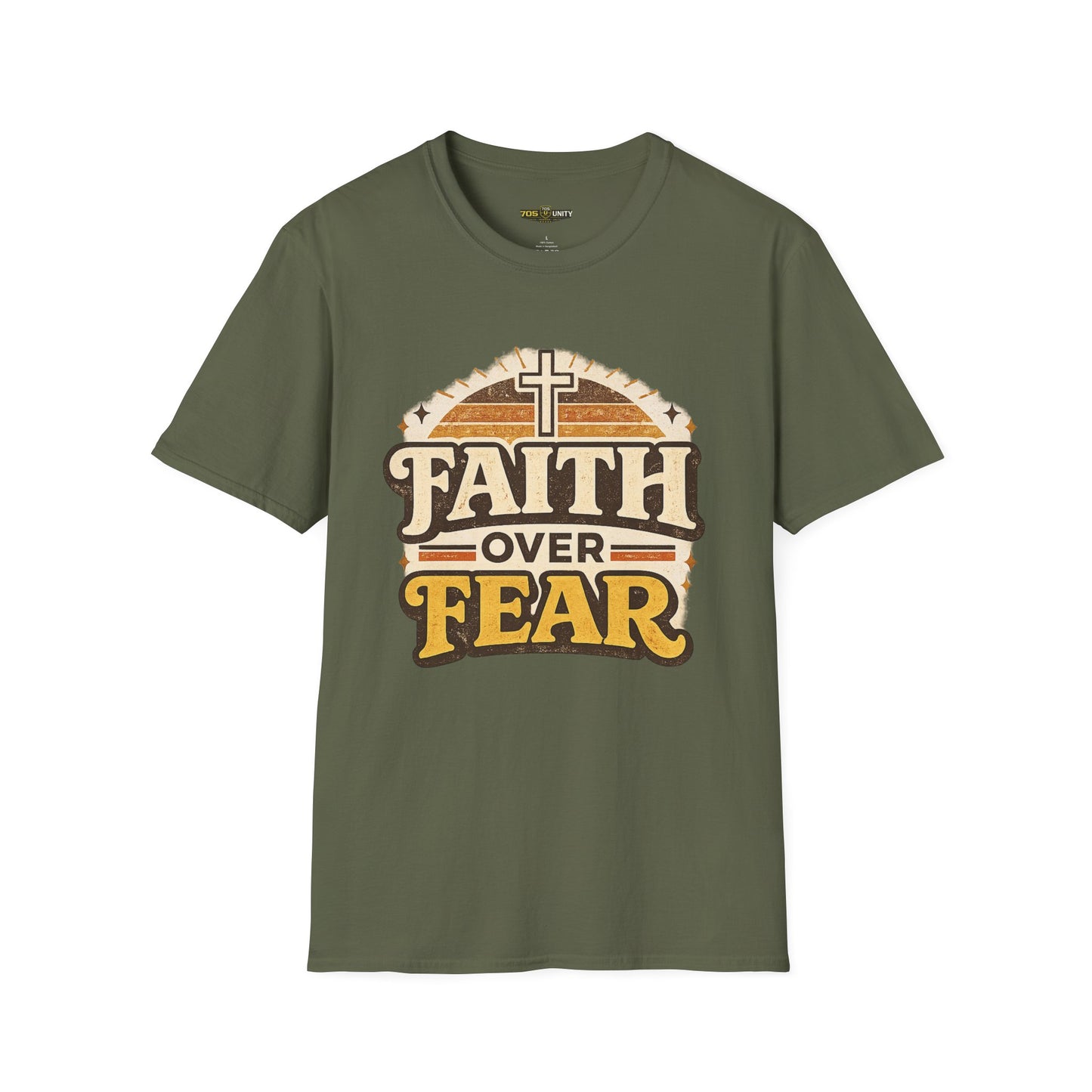 Faith Over Fear Cross Tee
