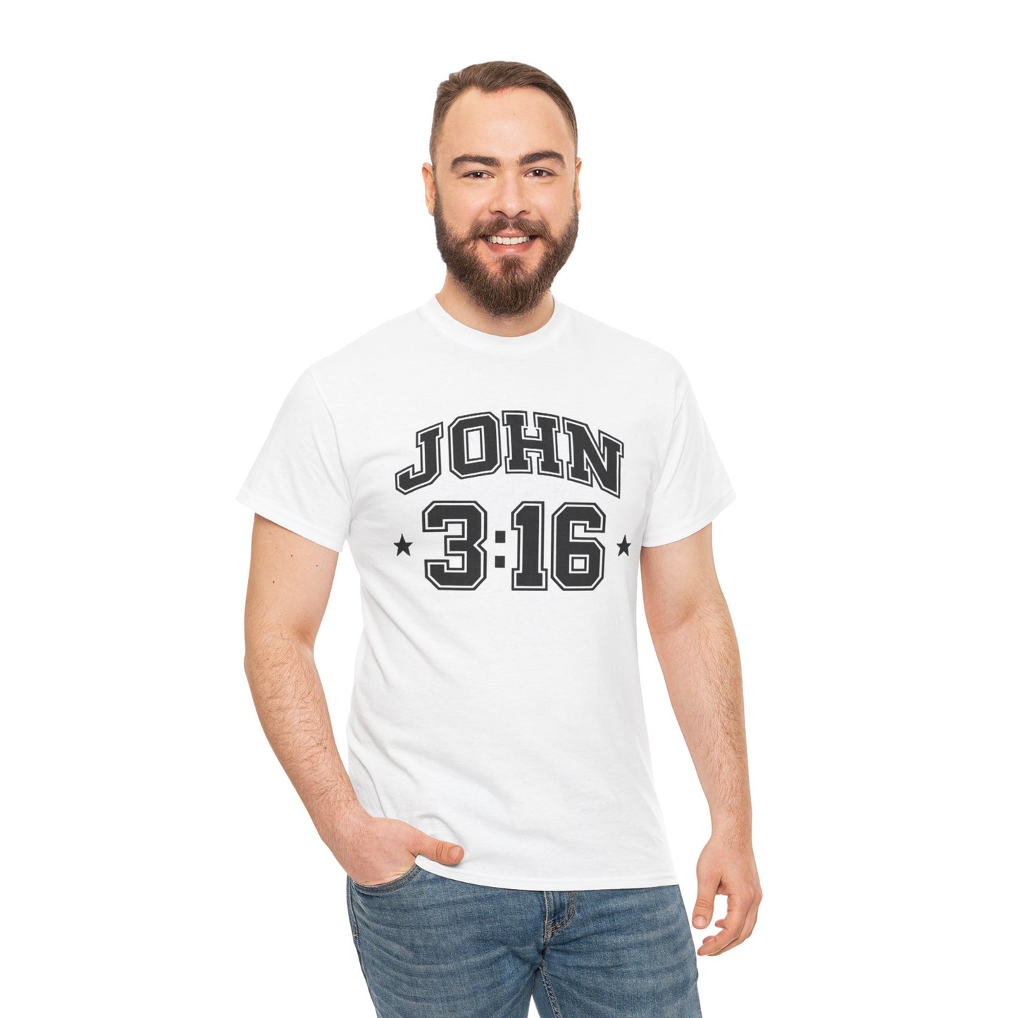 John 3:16 Collegiate Tee