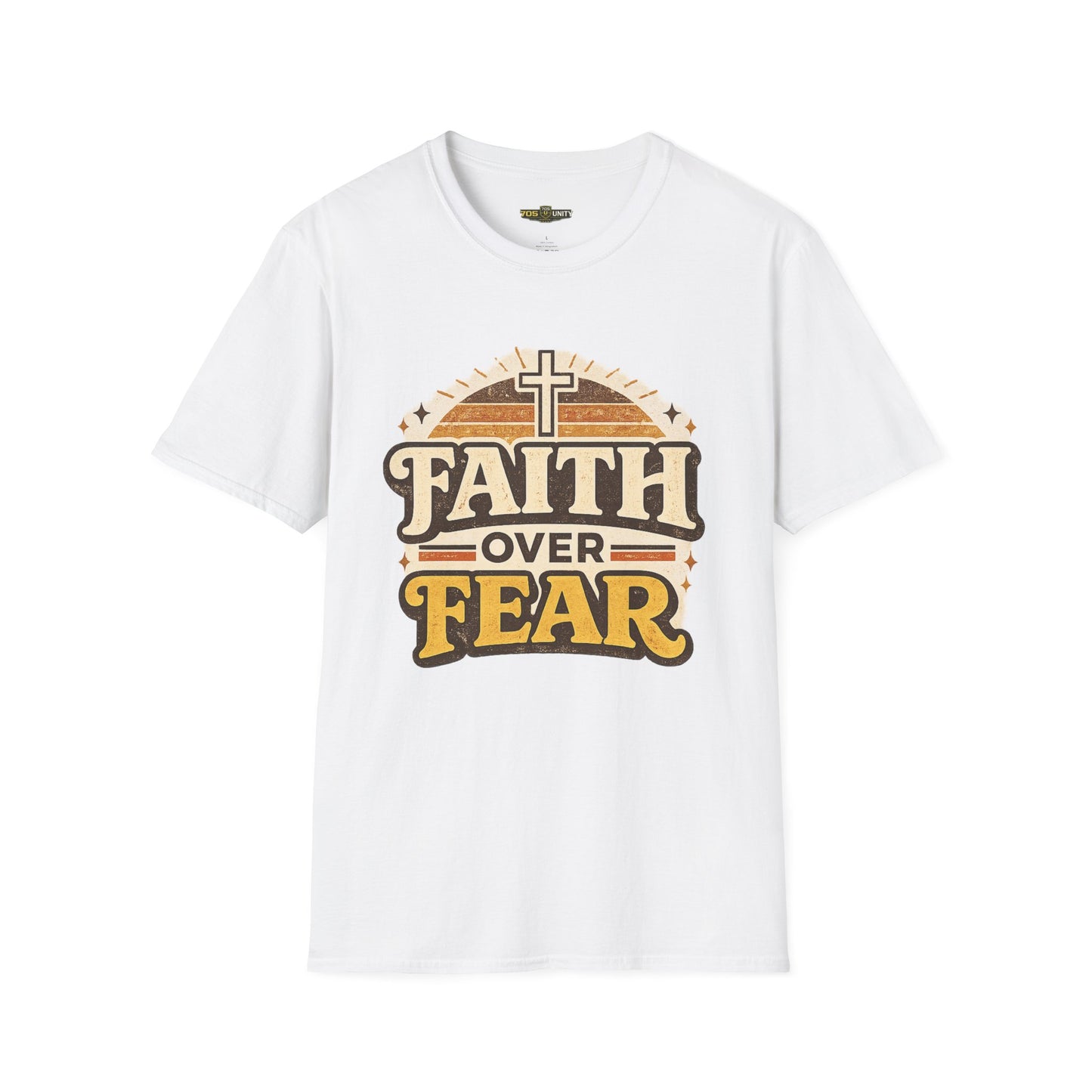 Faith Over Fear Cross Tee