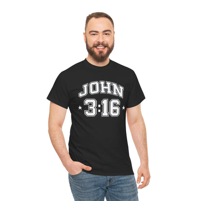 John 3:16 Collegiate Tee