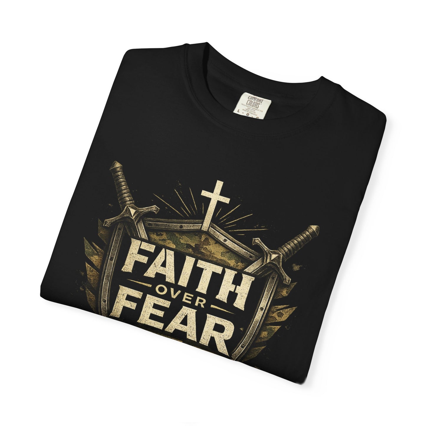 Faith Over Fear Shield Tee