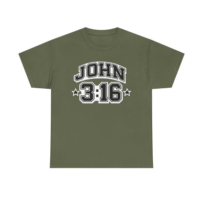John 3:16 Collegiate Tee
