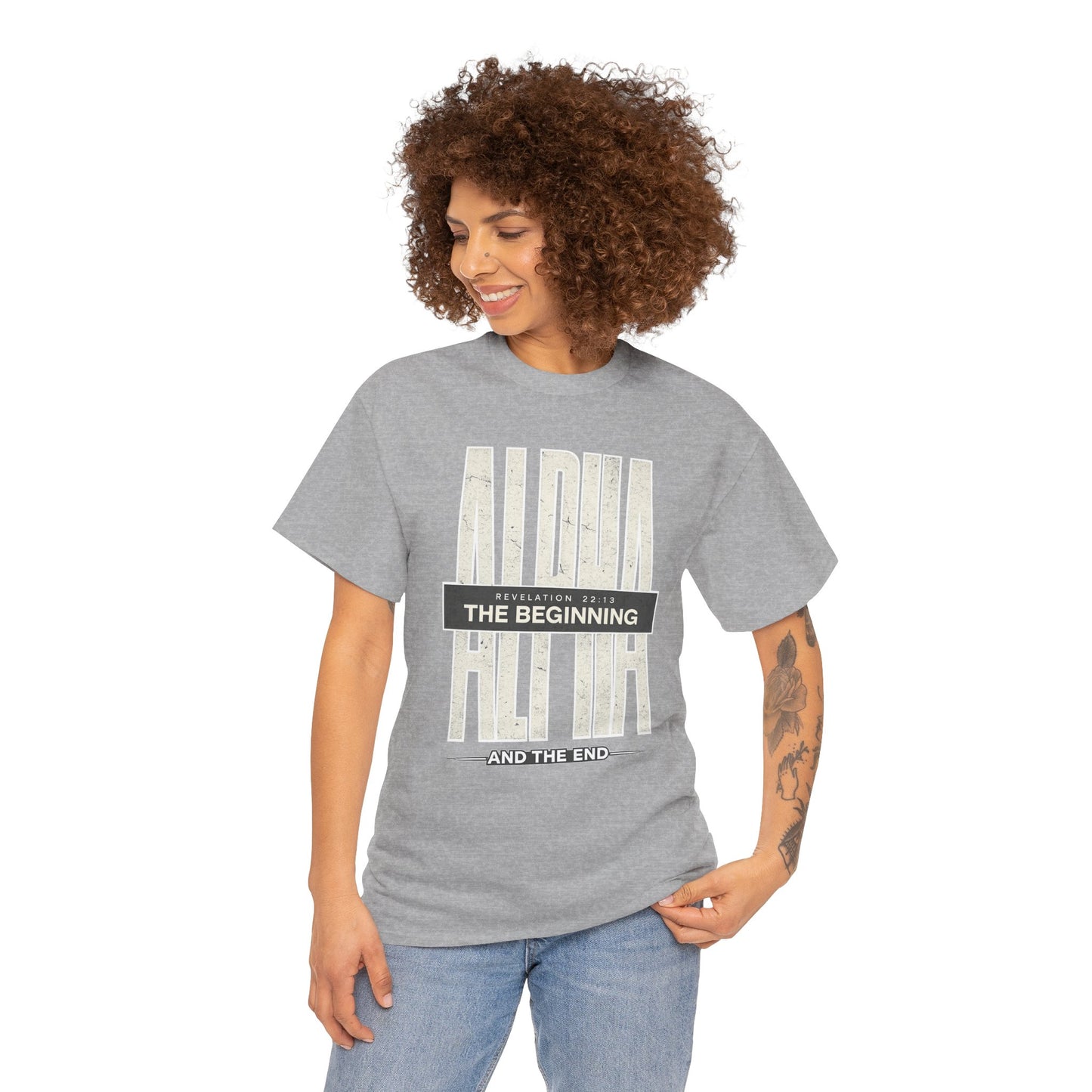 ALPHA Graphic Tee The Beginning — variant view | 705 Unity Christian apparel