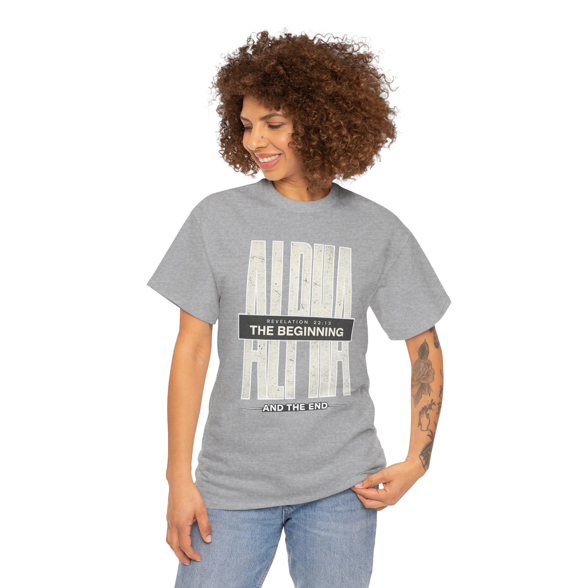 ALPHA Graphic Tee The Beginning — variant view | 705 Unity Christian apparel