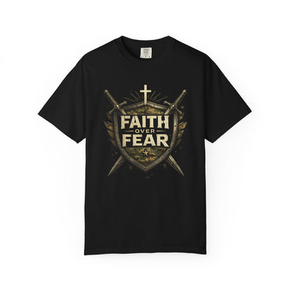 Faith Over Fear Shield Tee