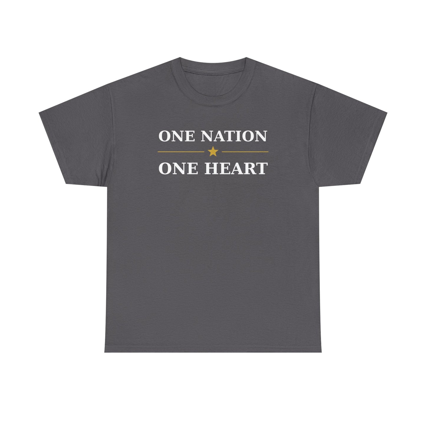 One Nation One Heart Flag Tee