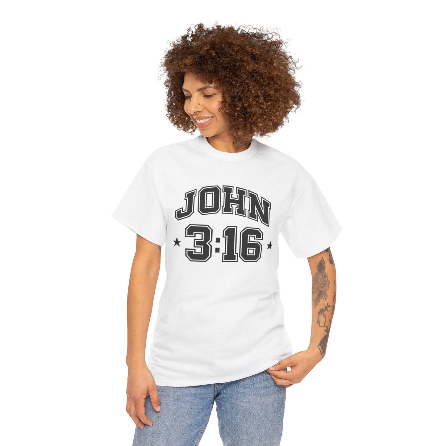 John 3:16 Collegiate Tee