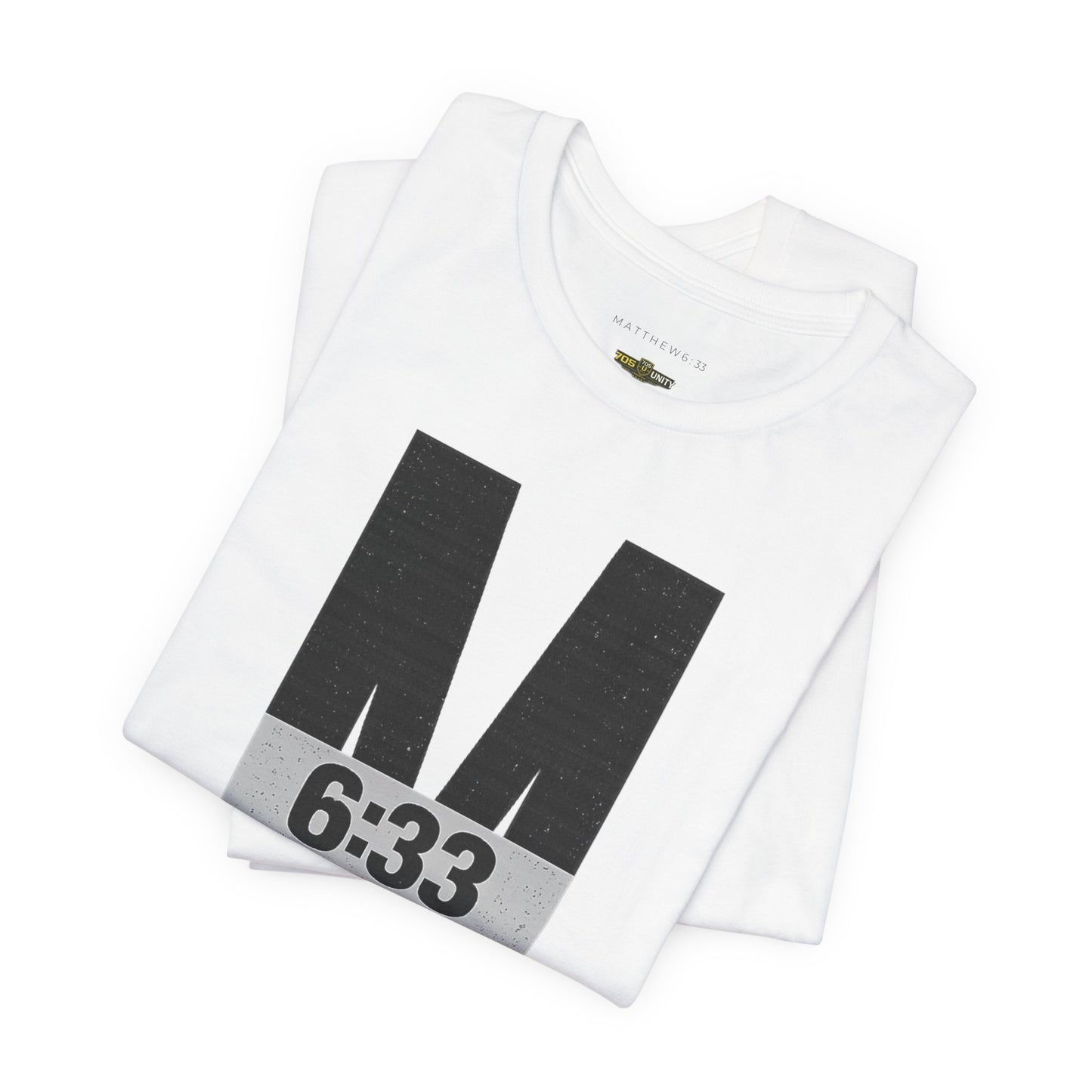 M 6:33 Bible Verse Tee — Seek First the Kingdom | Light Colorways