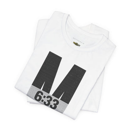 M 6:33 Bible Verse Tee — Seek First the Kingdom | Light Colorways
