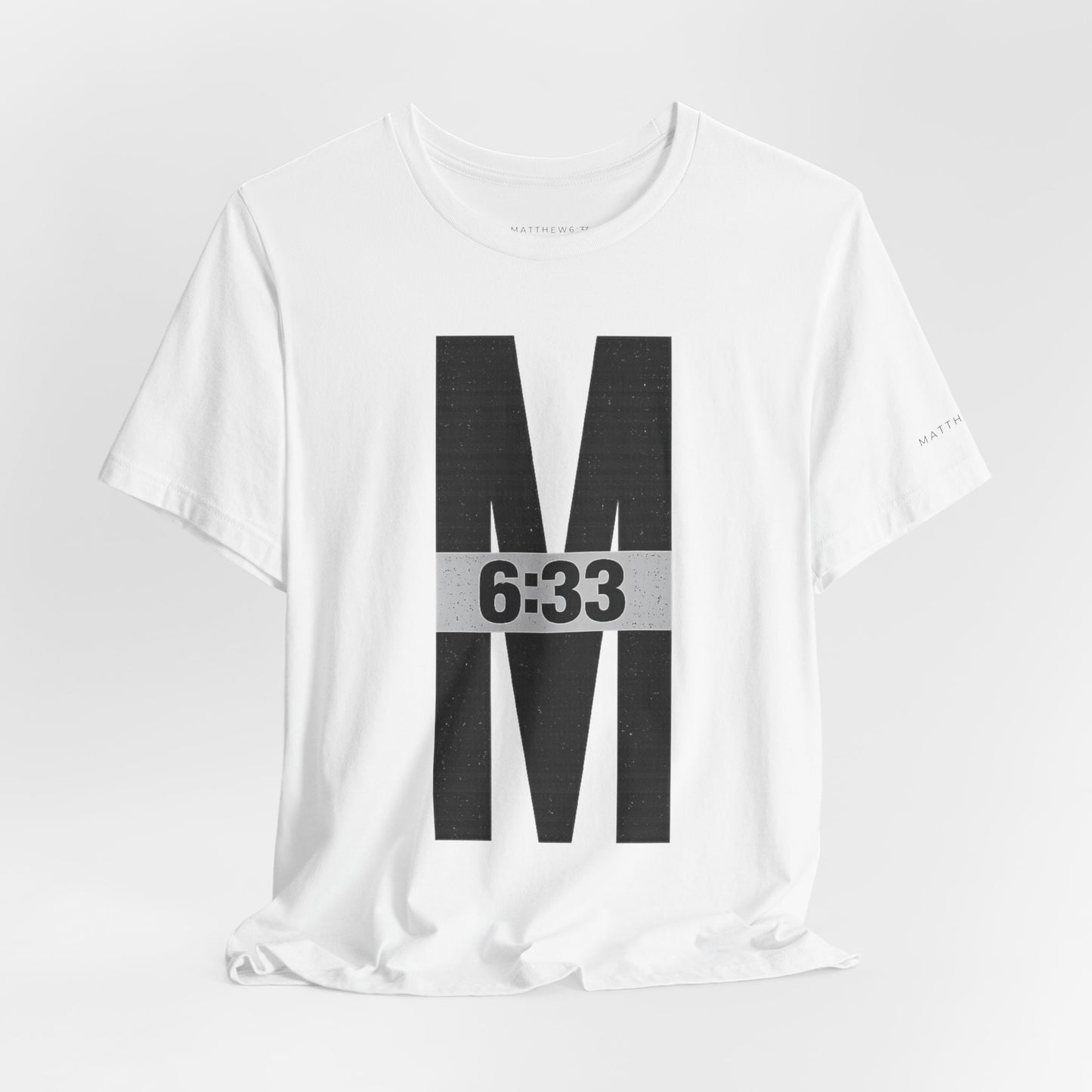 M 6:33 Bible Verse Tee — Seek First the Kingdom | Light Colorways