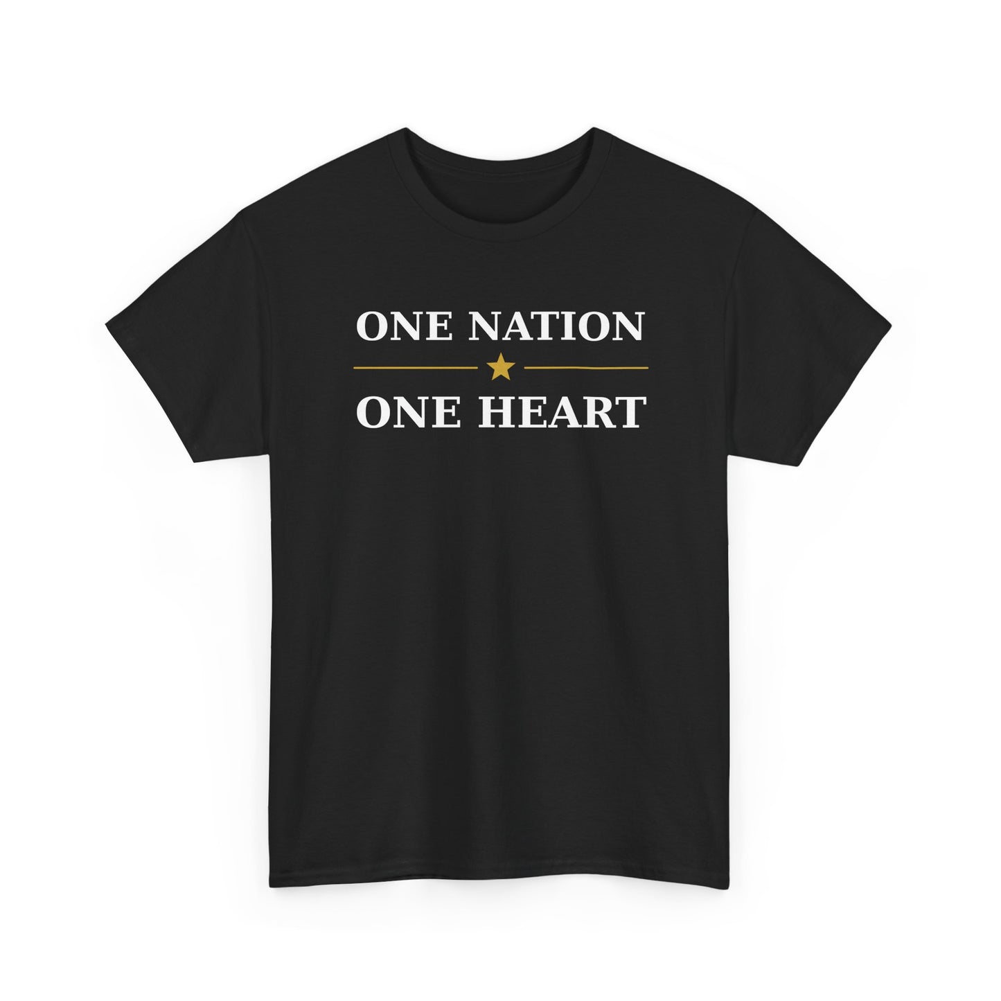 One Nation One Heart Flag Tee