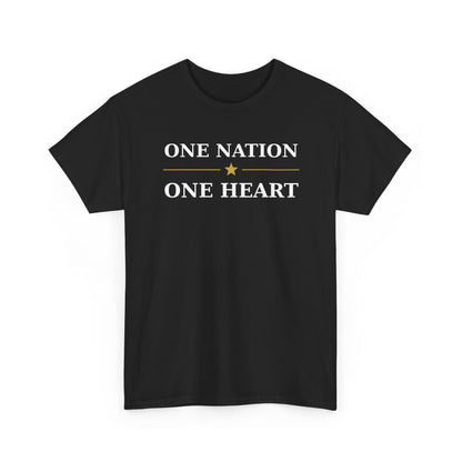 One Nation One Heart Flag Tee