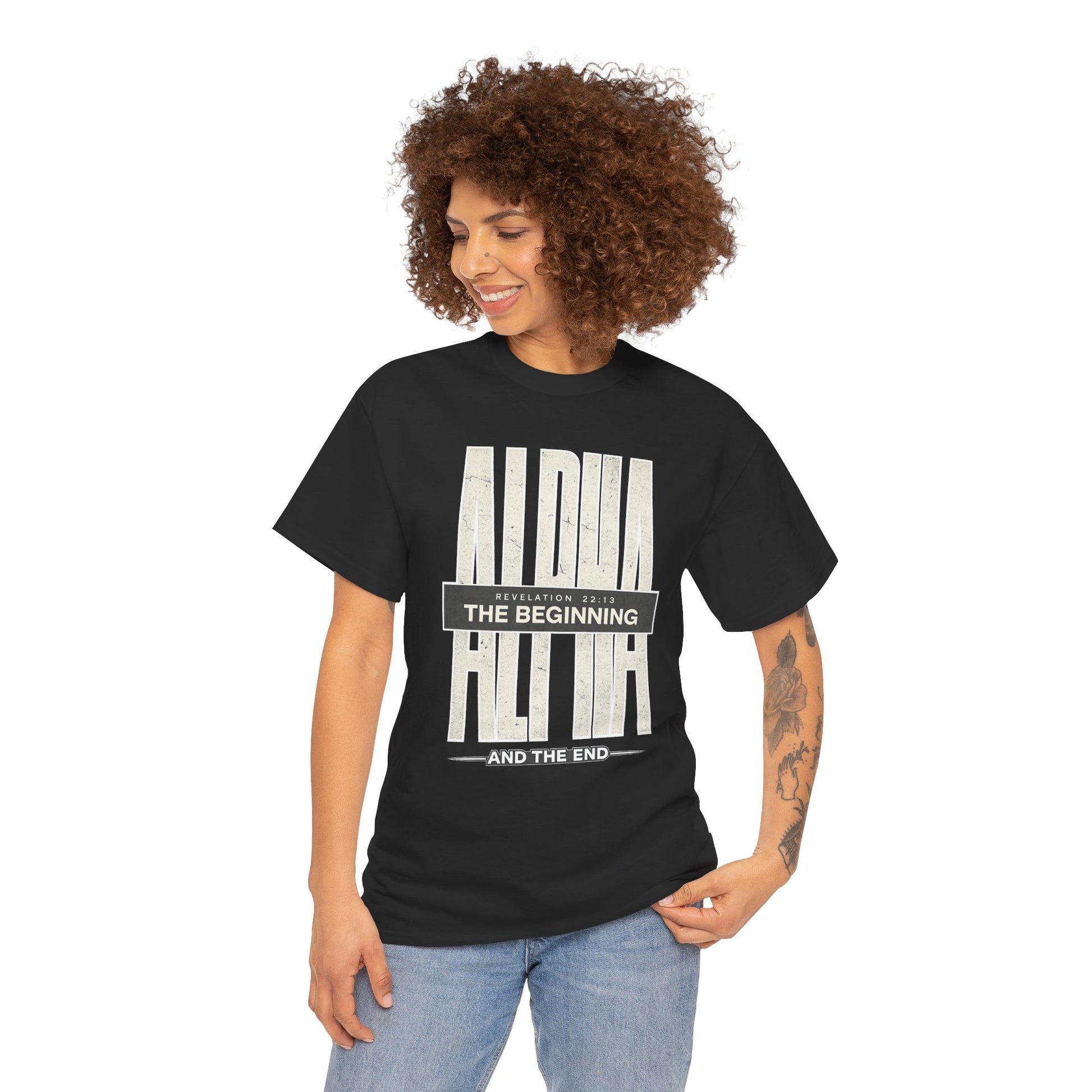 ALPHA Graphic Tee The Beginning — variant view | 705 Unity Christian apparel