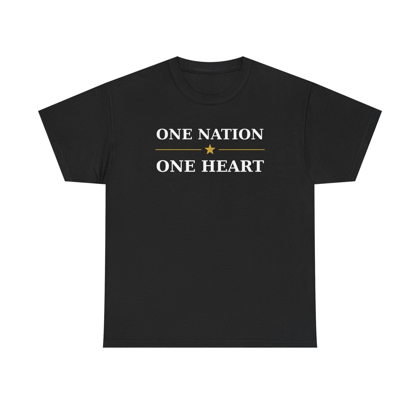 One Nation One Heart Flag Tee