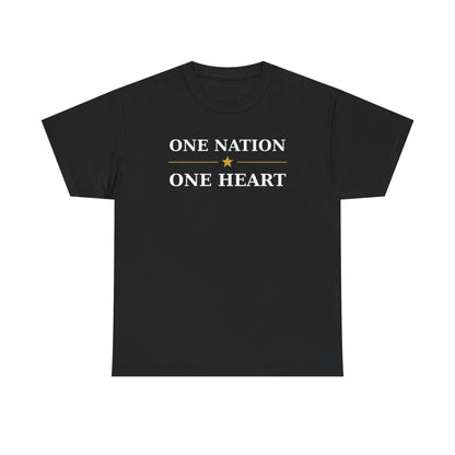 One Nation One Heart Flag Tee