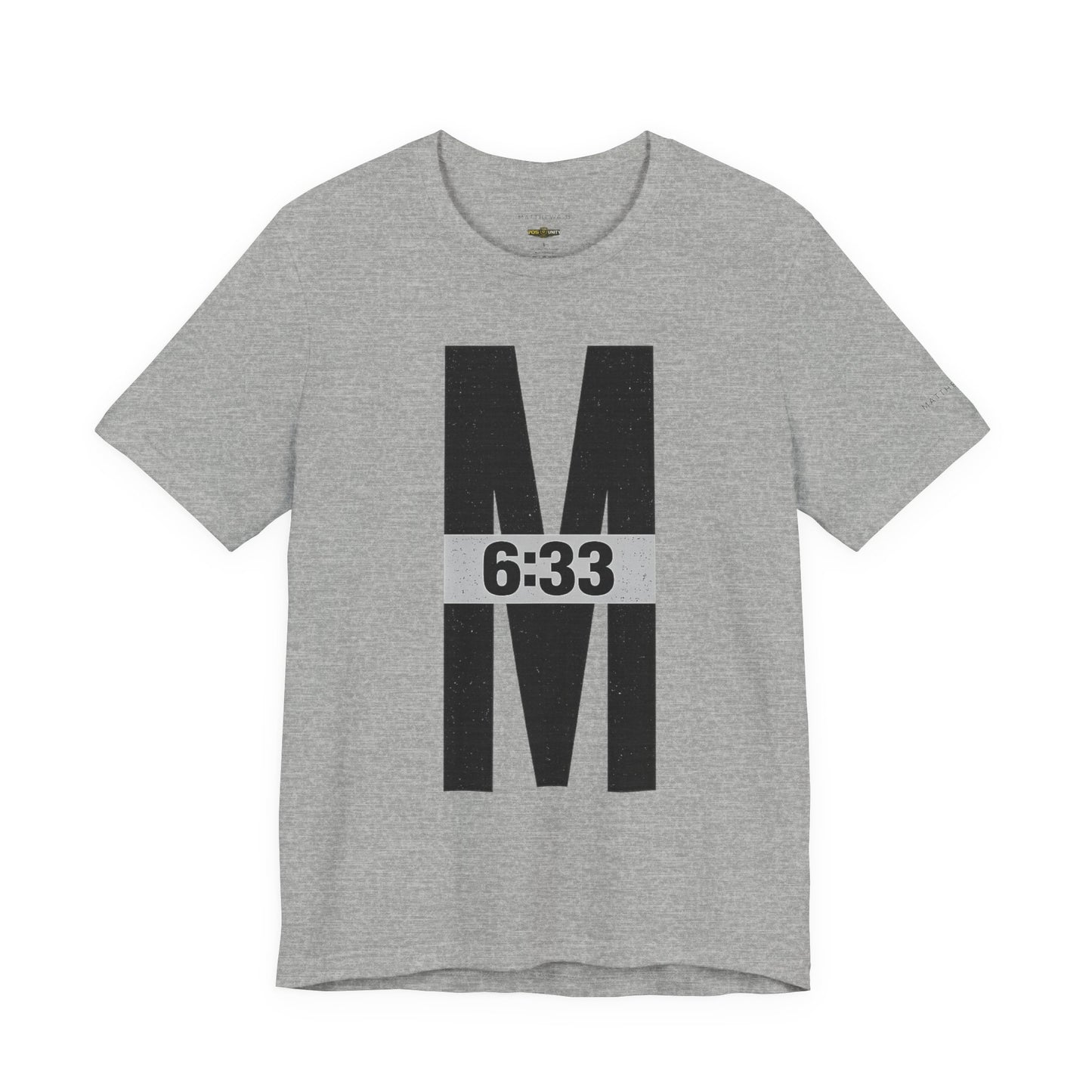 M 6:33 Bible Verse Tee — Seek First the Kingdom | Light Colorways
