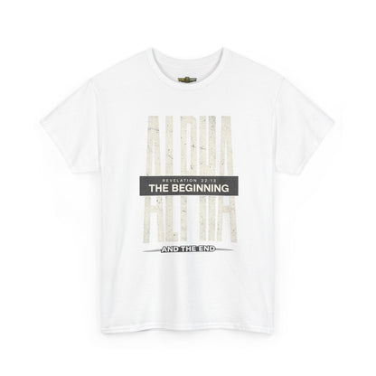 ALPHA Graphic Tee The Beginning — variant view | 705 Unity Christian apparel
