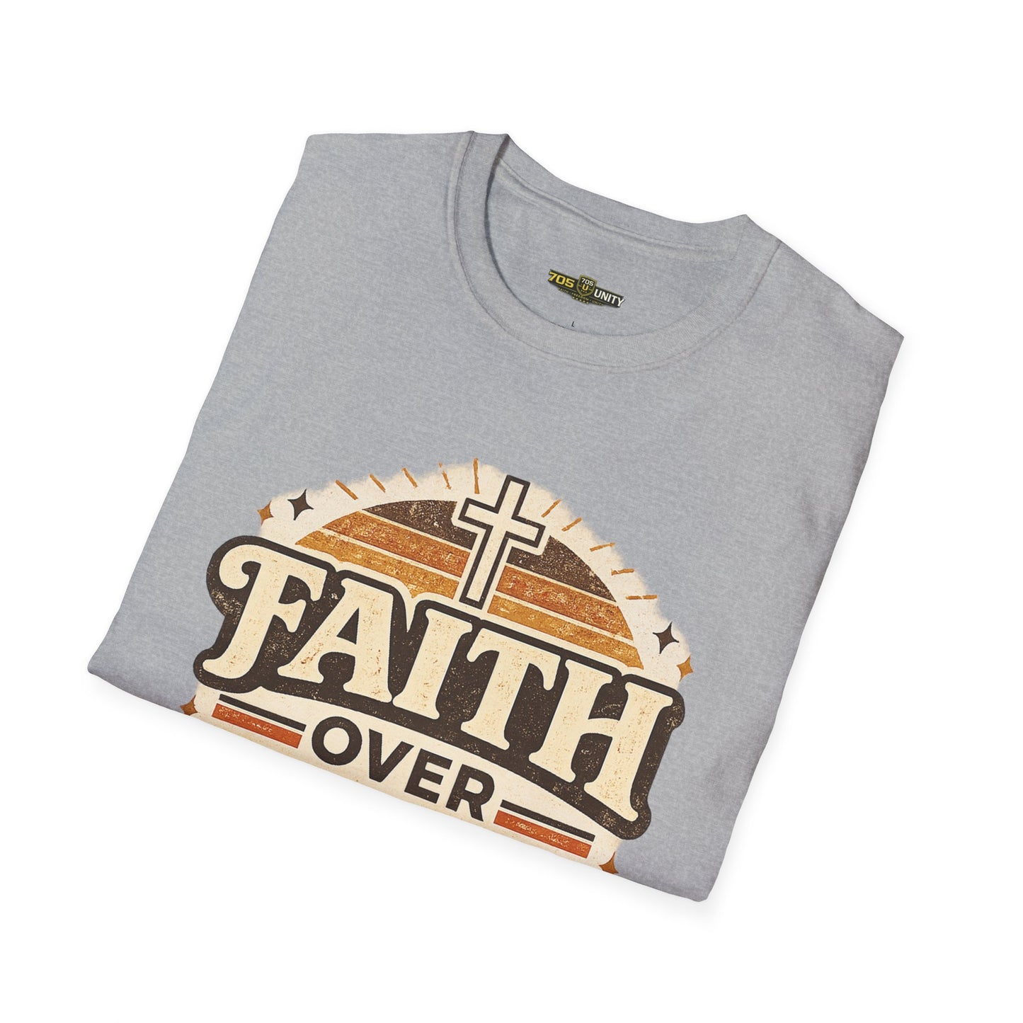 Faith Over Fear Cross Tee
