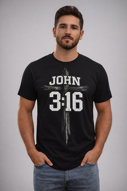 John 3:16 Dark Tee