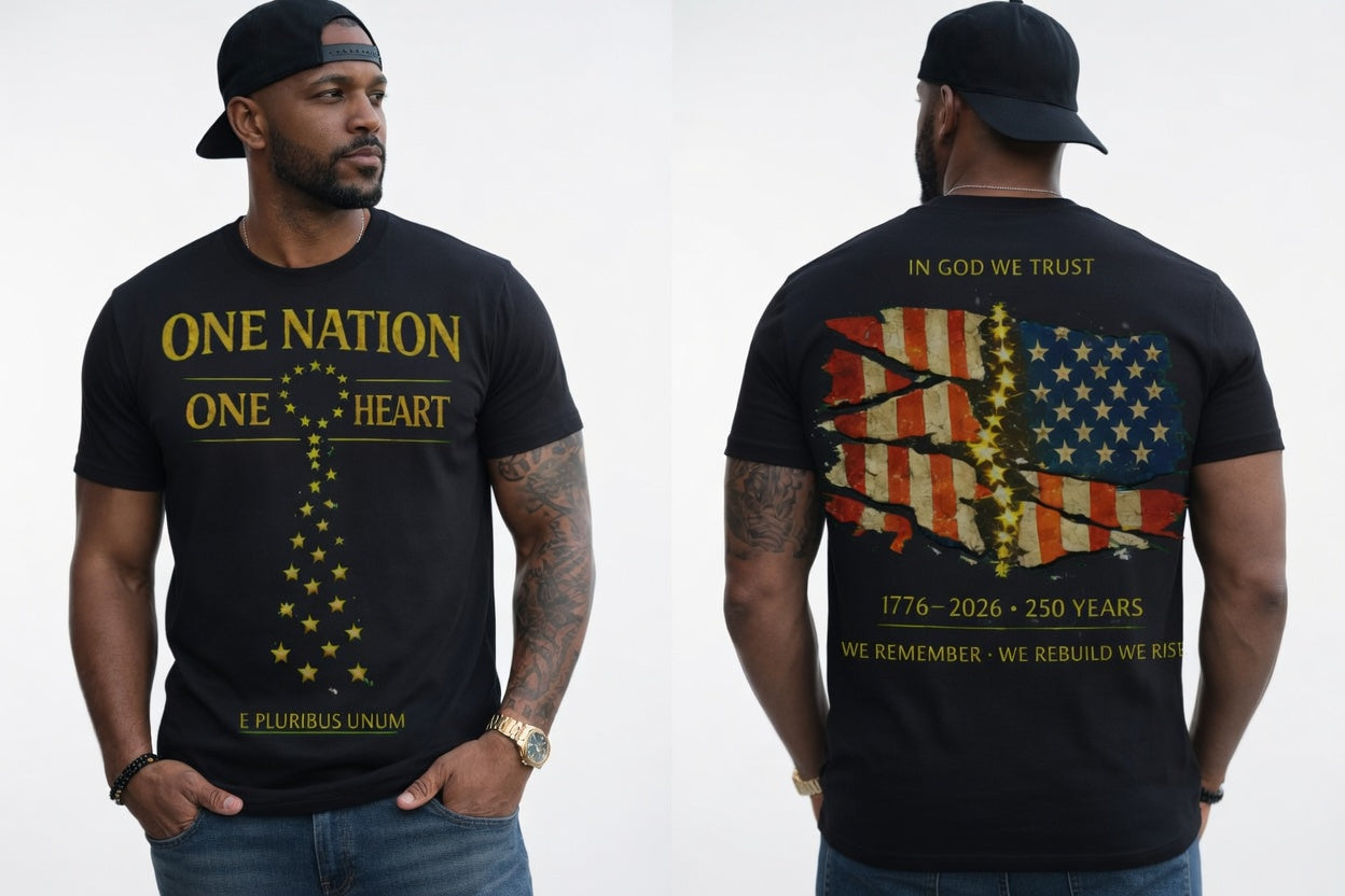 One Nation One Heart Commemorative Tee